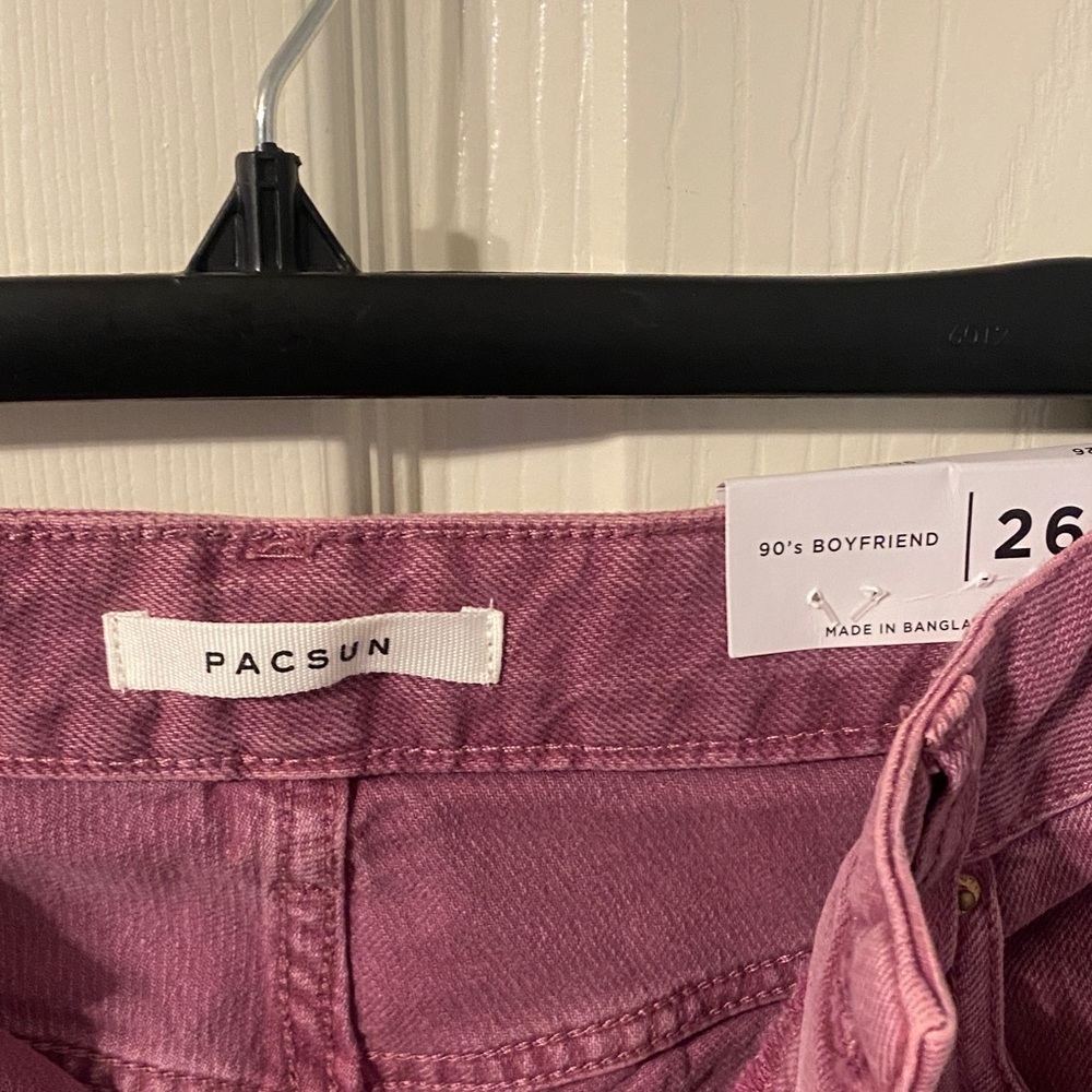 PacSun Dusty Rose Straight Leg Jeans - Picture 3 of 12